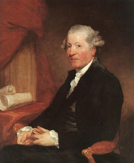 Gilbert Stuart Portrait of Sir Joshua Reynolds oil painting image